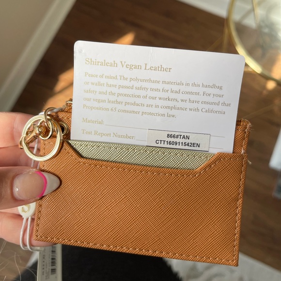 Brand New Vegan Leather Card Holder with change purse - Picture 2 of 5